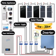 10kw слънчева хибридна енергийна система