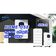 Слънчева система извън мрежата с висока мощност 10kw