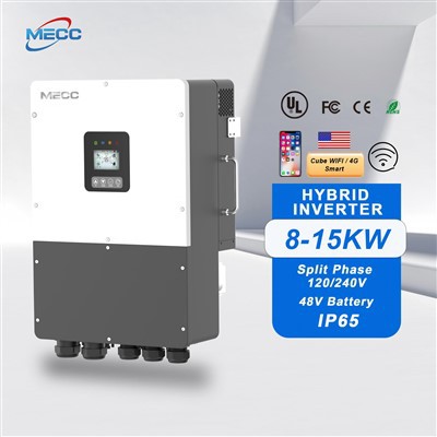 IP65 Хибриден инвертор 15kw Разделена фаза